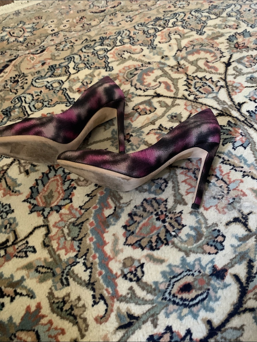 Dior Iridescent Plum Ombre Stiletto Pumps - Picture 13 of 14